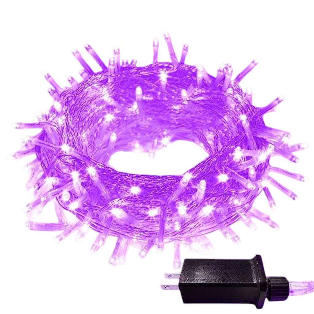 33ft Christmas String Lights With 100 LEDs And 8 Lighting Modes For Decor