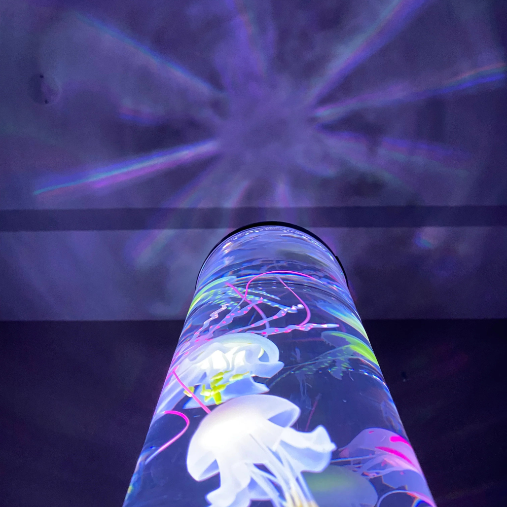 LED Jellyfish Lamp With Remote Control And Ocean Projection-Sparklie Lights