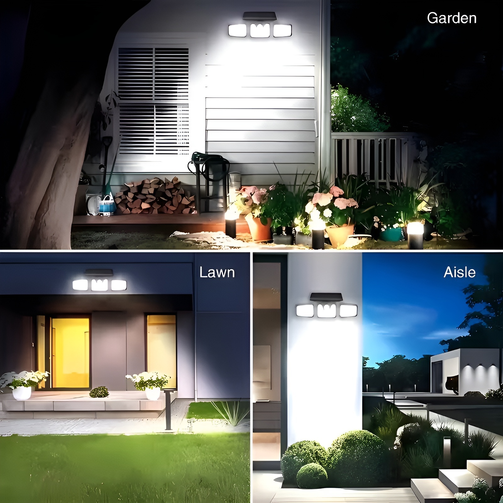 74 LED Solar Security Lights with Motion Sensor