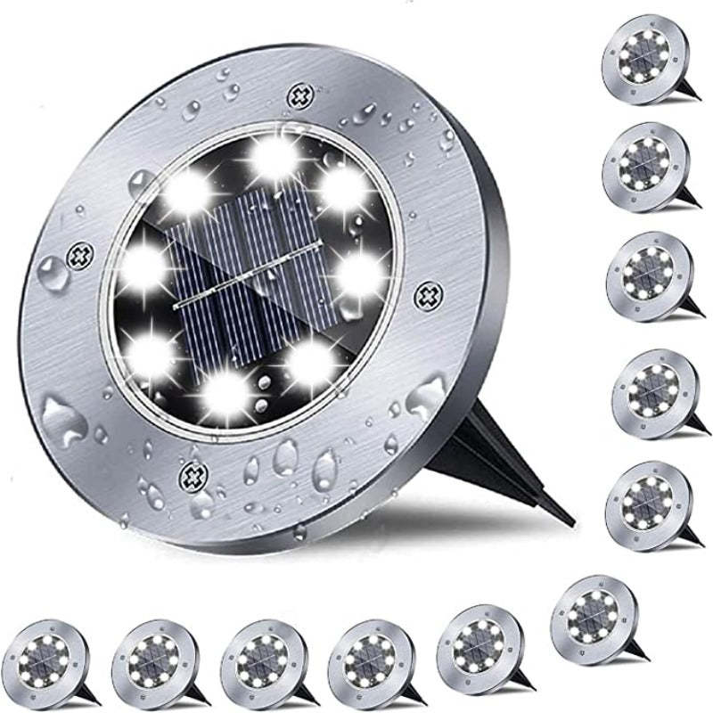 LED Solar Garden Ground Lights-Sparklie Lights