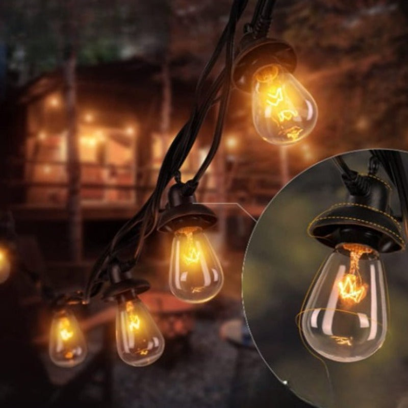 String Weatherproof Vintage Light Bulbs-Sparklie Lights