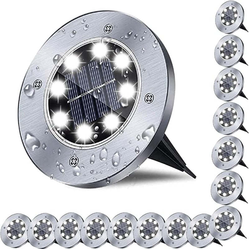 LED Solar Garden Ground Lights-Sparklie Lights