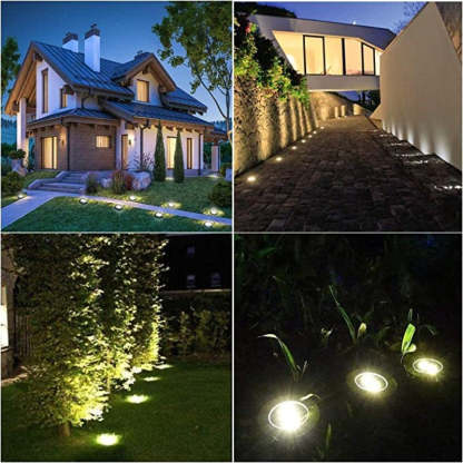 Waterproof Solar Ground Lights-Sparklie Lights