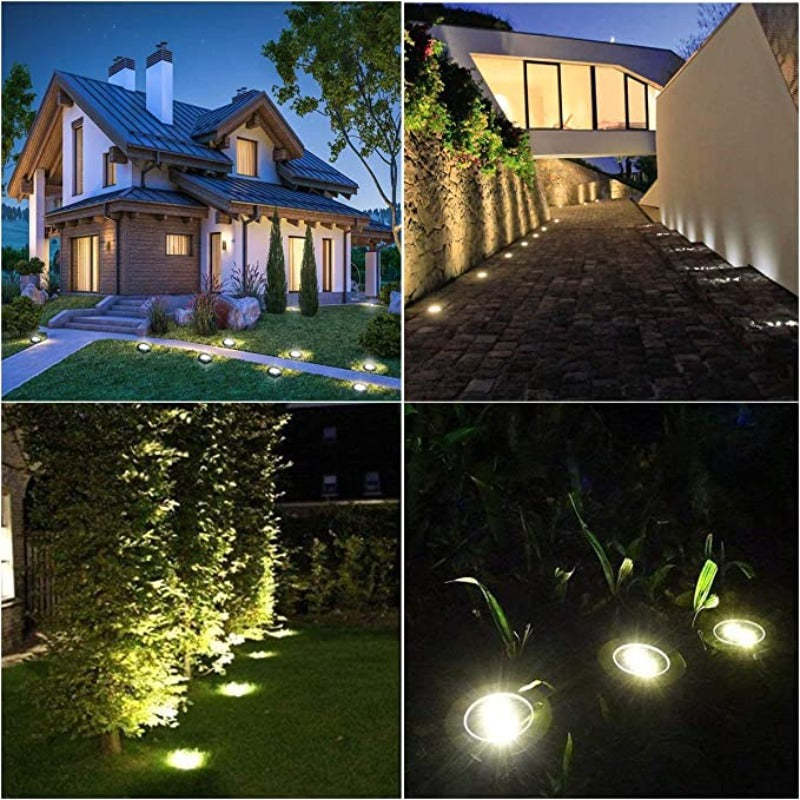 LED Solar Garden Ground Lights-Sparklie Lights