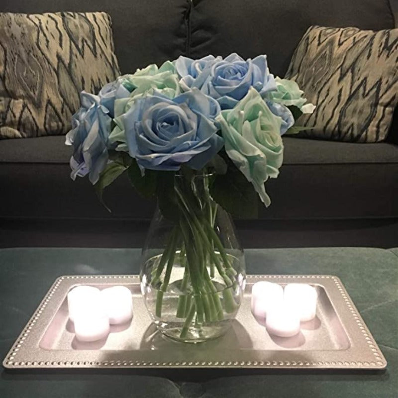 LED Tea Lights with Timer, Built-in 6 Hours Timer Tea Lights, Votive Candles Battery Operated, Flameless Candles with Timer-Sparklie Lights