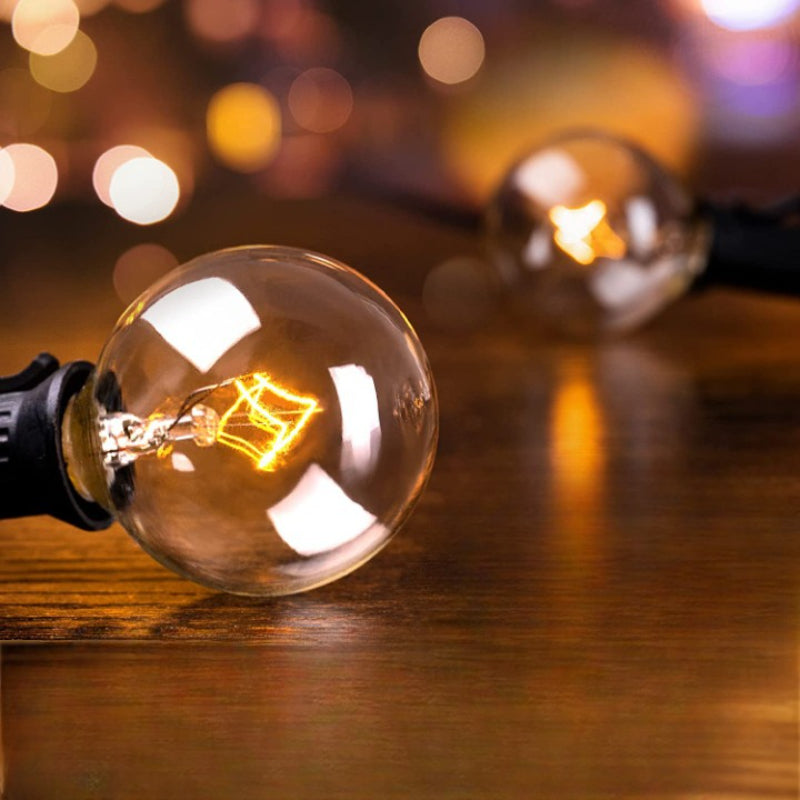 String Weatherproof Vintage Light Bulbs-Sparklie Lights