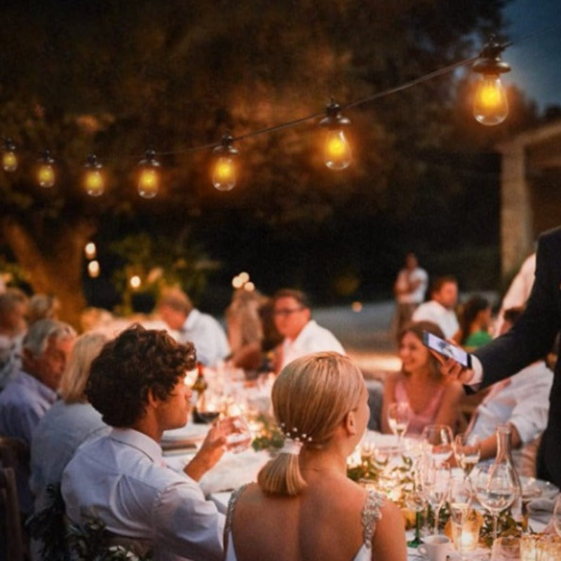 String Weatherproof Vintage Light Bulbs-Sparklie Lights