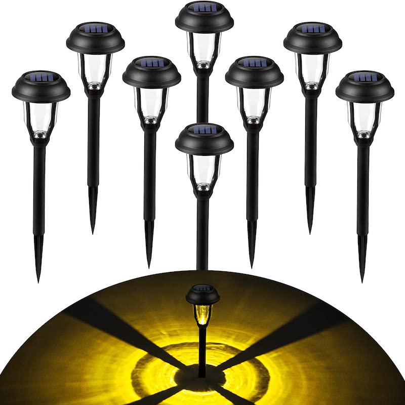 8 Pack Waterproof Solar Pathway Lights-Sparklie Lights