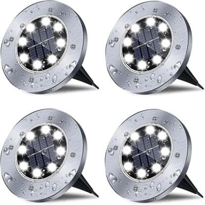 LED Solar Garden Ground Lights-Sparklie Lights