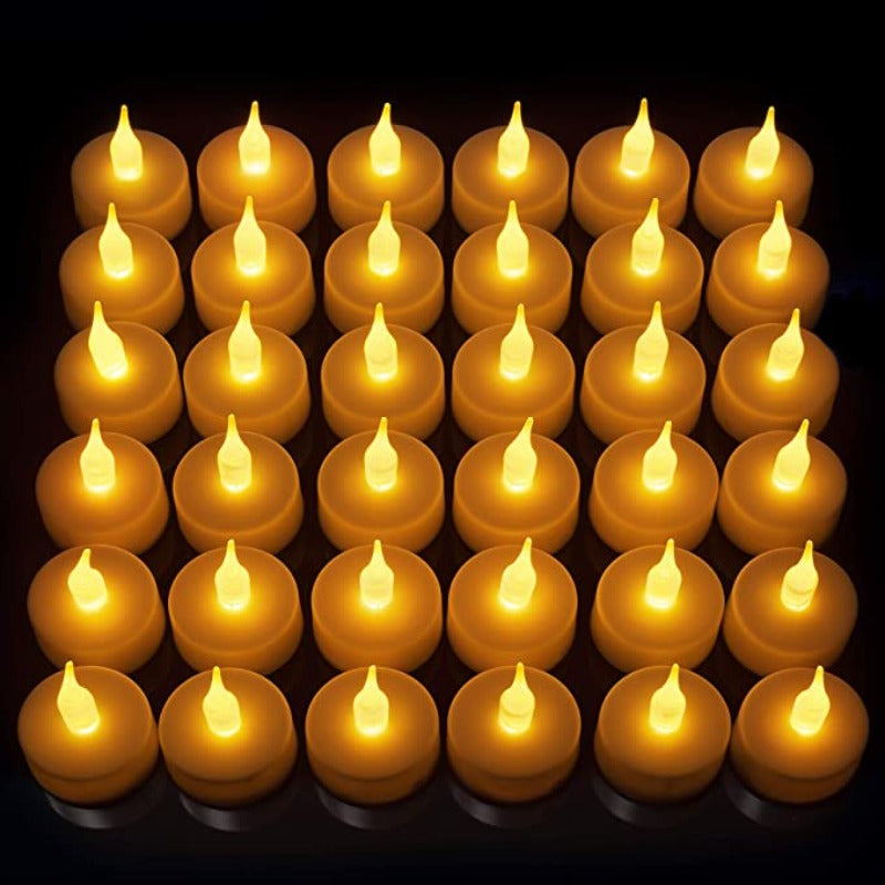 LED Tealight Candles (24 Pack)-Sparklie Lights