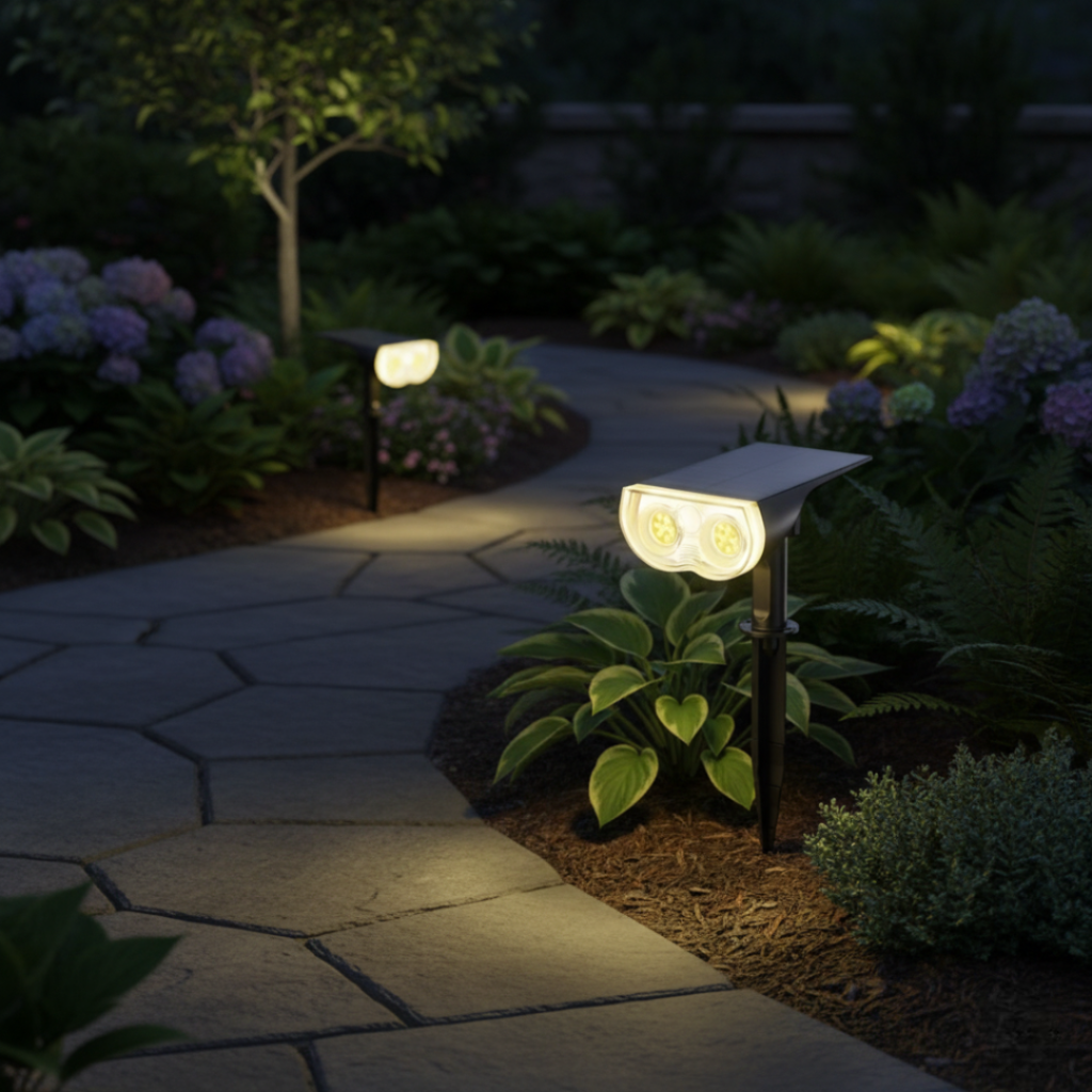 Halloween Solar Lights Outdoor 2 Pack Waterproof Spotlights