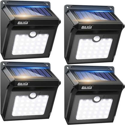 Pack of 4 Solar Outdoor Wireless Motion Sensor Lights-Sparklie Lights
