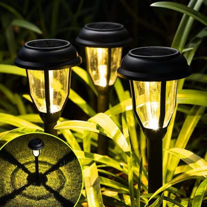 8 Pack Waterproof Solar Pathway Lights-Sparklie Lights