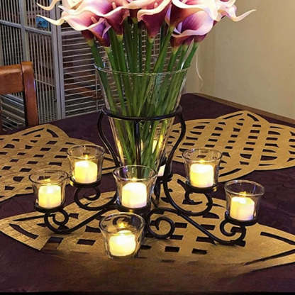 LED Tea Lights with Timer, Built-in 6 Hours Timer Tea Lights, Votive Candles Battery Operated, Flameless Candles with Timer-Sparklie Lights