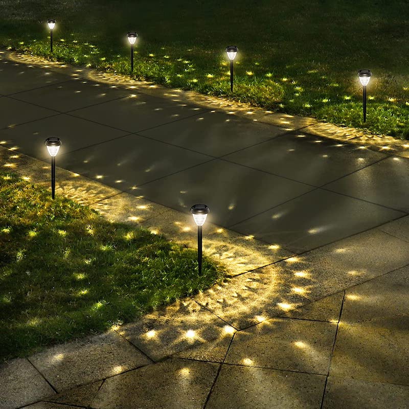 Super Bright Waterproof 10 Pack Outdoor Solar Lights-Sparklie Lights