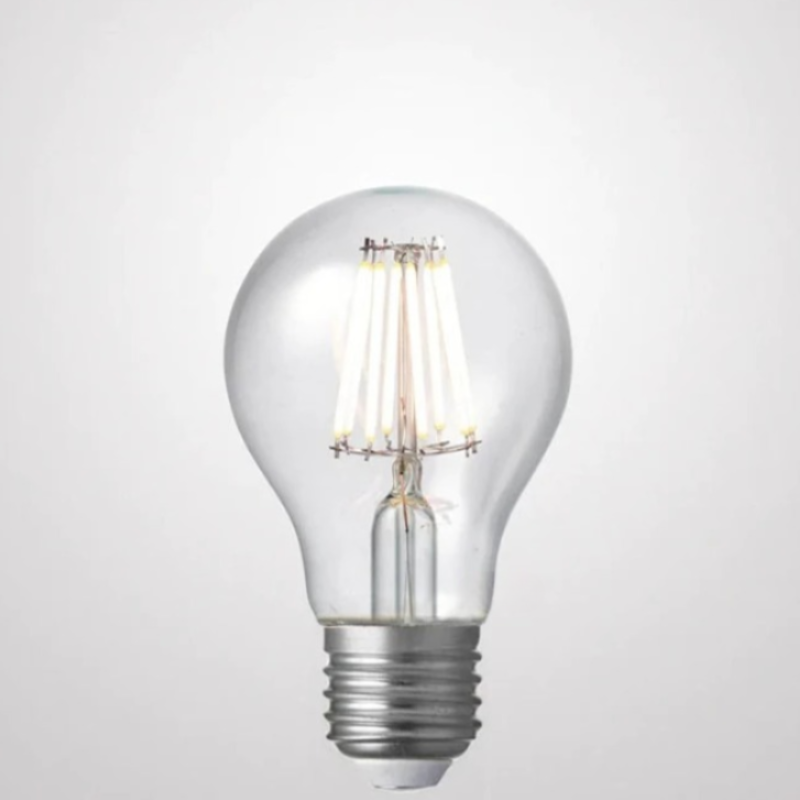 8W 12-24 Volt DC GLS Dimmable LED Light Bulb (E27) Clear in Natural White-Sparklie Lights