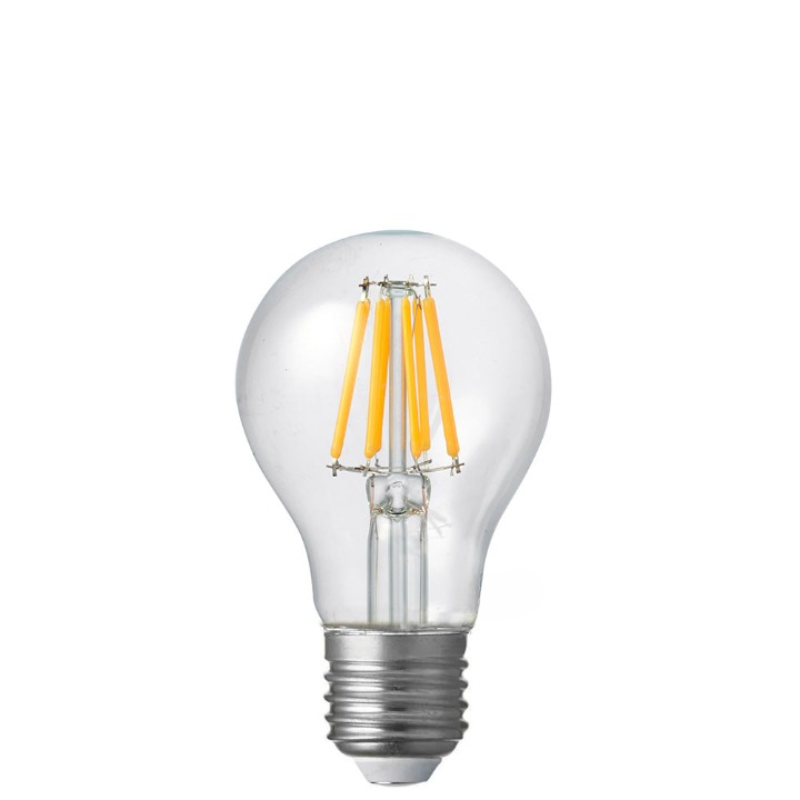 8W 12-24 Volt DC GLS Dimmable LED Light Bulb (E27) Clear in Warm White-Sparklie Lights