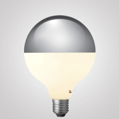 8W G125 Silver Crown Dimmable LED Light Bulb (E27)-Sparklie Lights