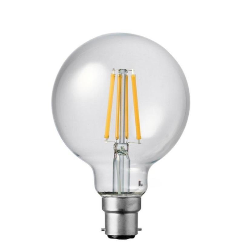 8W G95 Dimmable LED Bulb (B22) In Natural White-Sparklie Lights