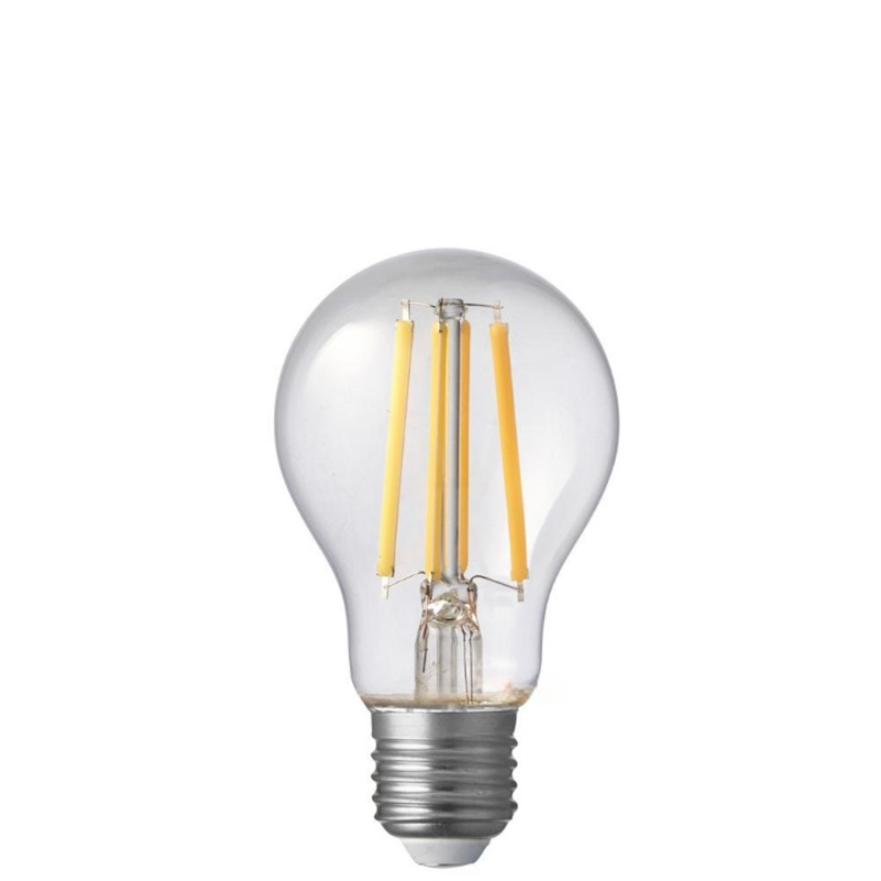 8W GLS Dimmable LED Bulb (E27) Clear in Warm White-Sparklie Lights