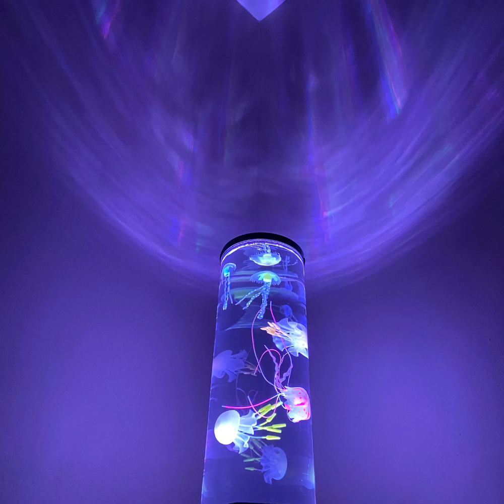 LED Jellyfish Lamp With Remote Control And Ocean Projection-Sparklie Lights