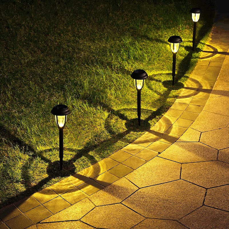 8 Pack Waterproof Solar Pathway Lights-Sparklie Lights