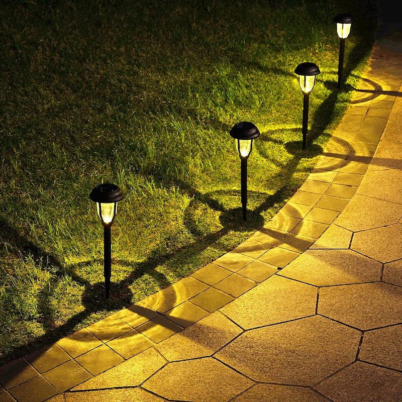 8 Pack Waterproof Solar Pathway Lights-Sparklie Lights