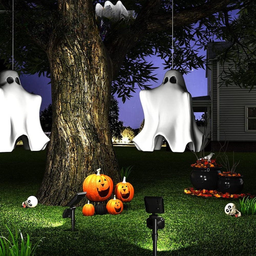 4 Pack Solar Powered White Outdoor Spot Lights-Sparklie Lights