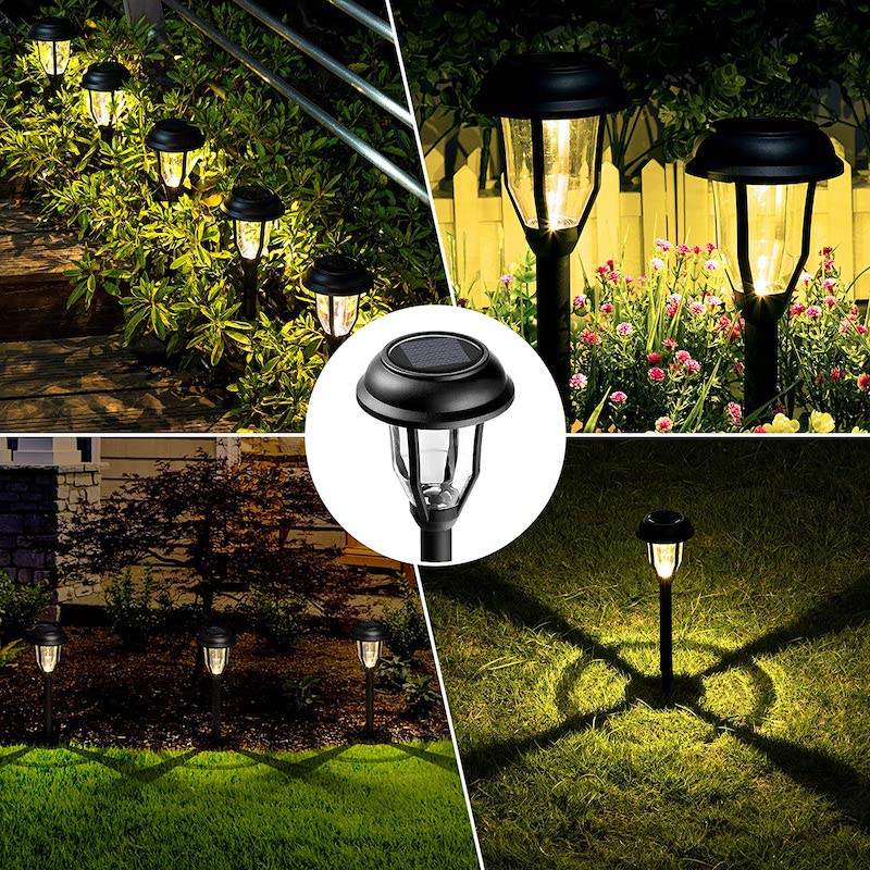 8 Pack Waterproof Solar Pathway Lights-Sparklie Lights