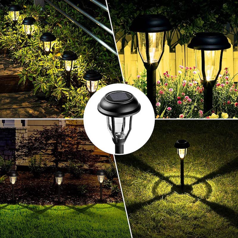 8 Pack Waterproof Solar Pathway Lights-Sparklie Lights