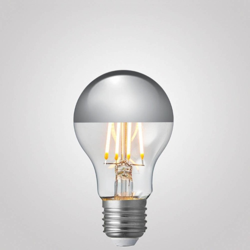 9W GLS Silver Crown LED Dimmable Light Bulb (E27)-Sparklie Lights