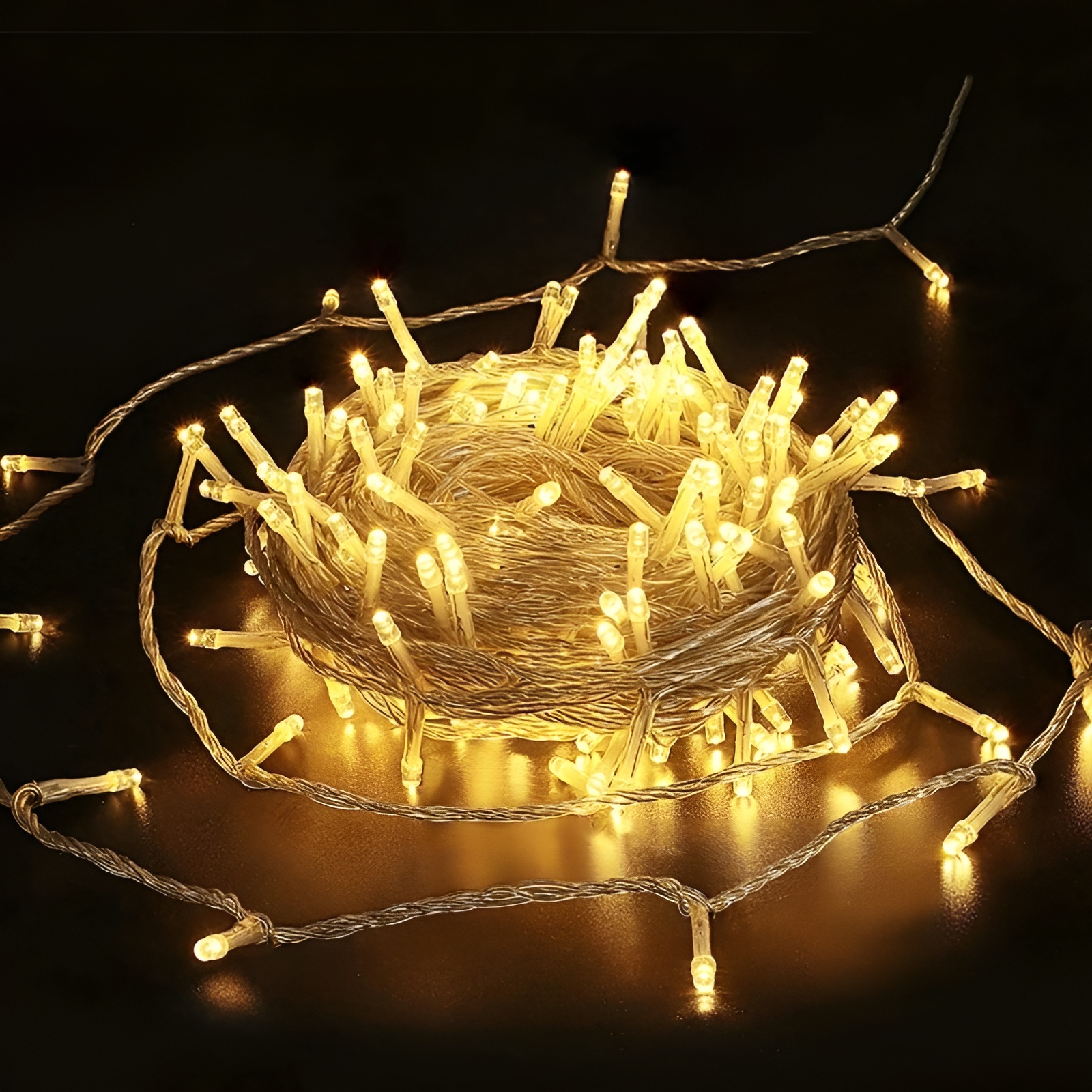 Yellow LED Light with Plug Christmas Tree Light LED Bulb