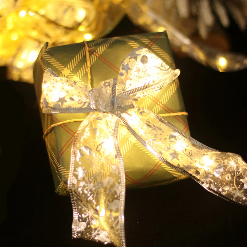 Christmas Ribbon Fairy String Light-Sparklie Lights