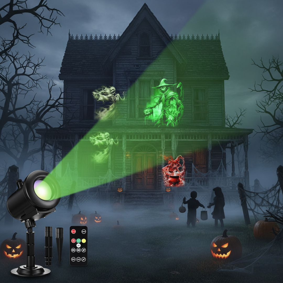 12 in 1 Halloween Outdoor Projection Lights