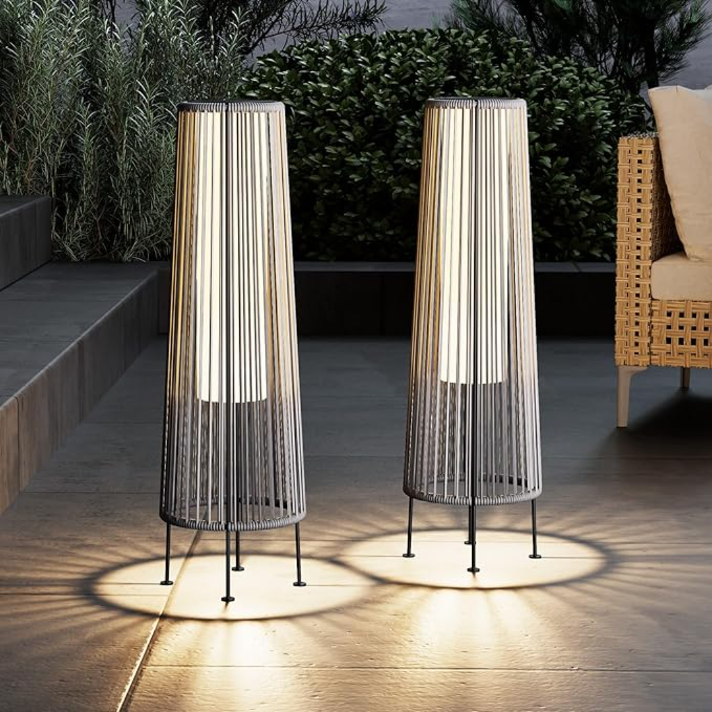 2 Pack Of Grand patio Outdoor Floor Solar Light