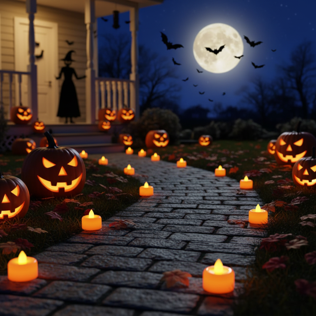 Pack Of 6 LED Outdoor Solar Lights with Motion Sensor