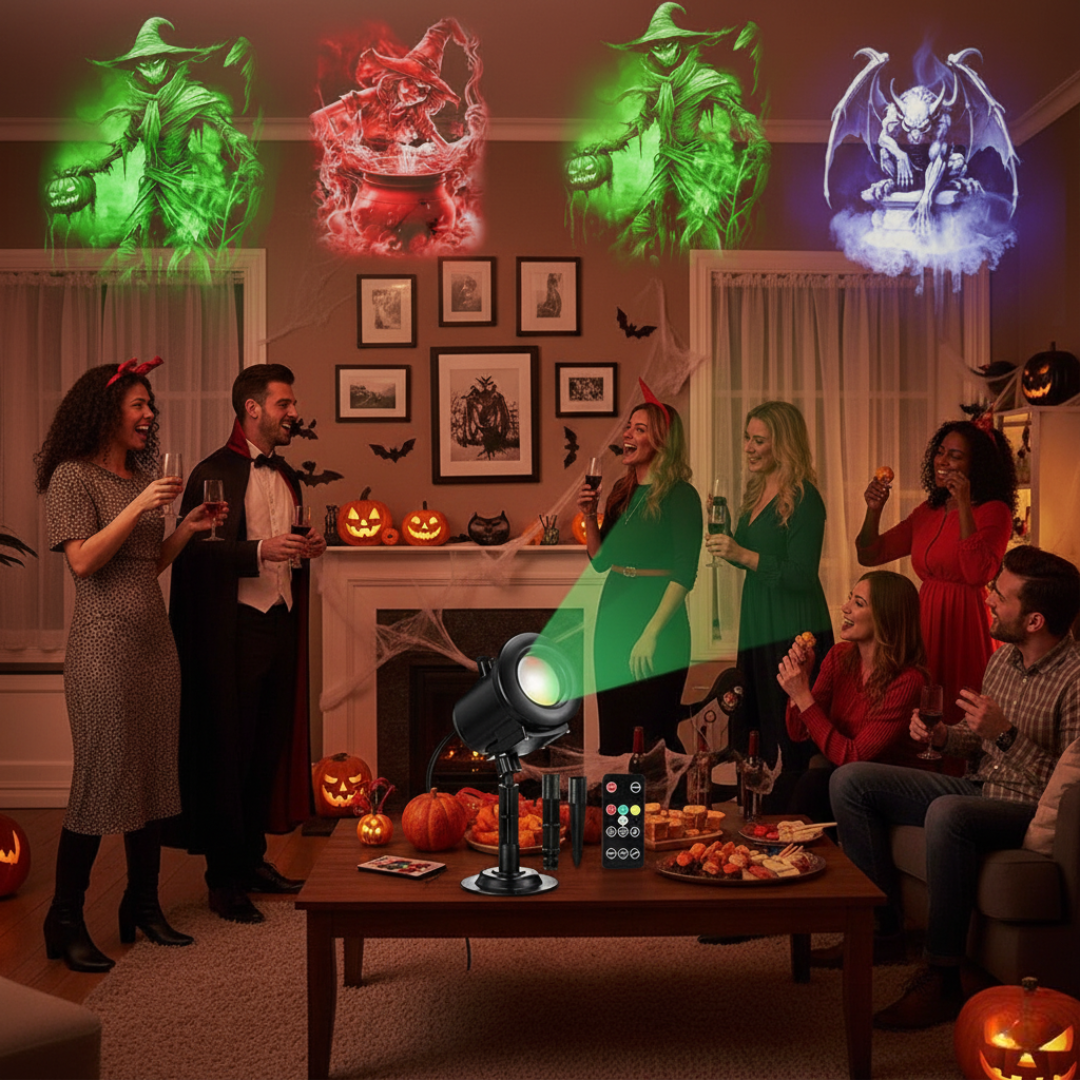 12 in 1 Halloween Outdoor Projection Lights