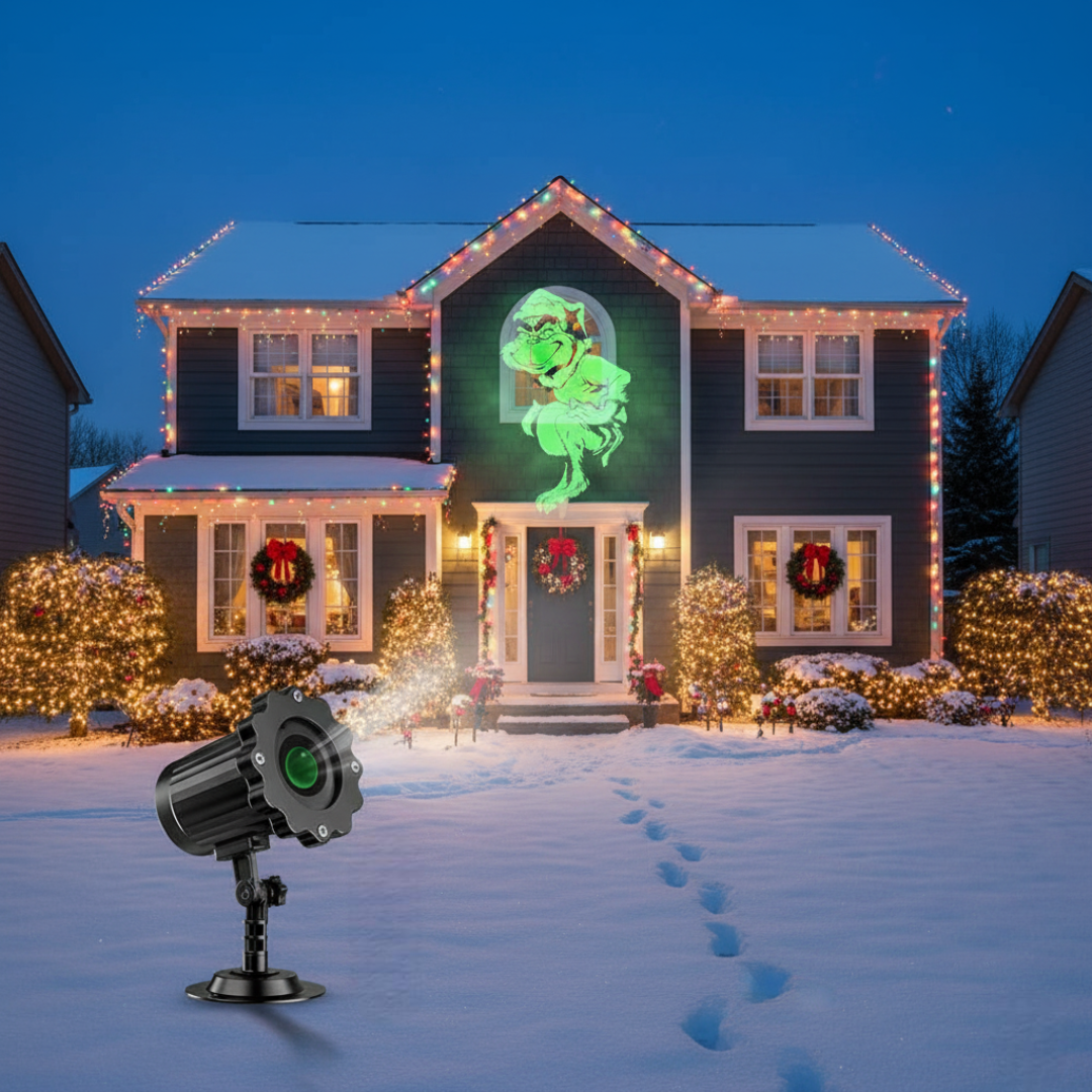 12 in 1 Dynamic Halloween Projection Lamp