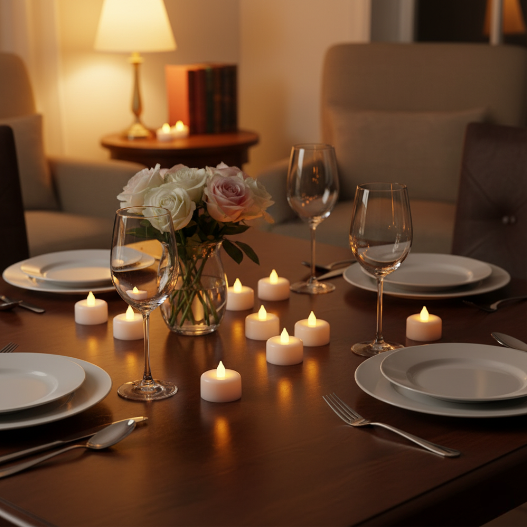 Pack Of 6 LED Outdoor Solar Lights with Motion Sensor