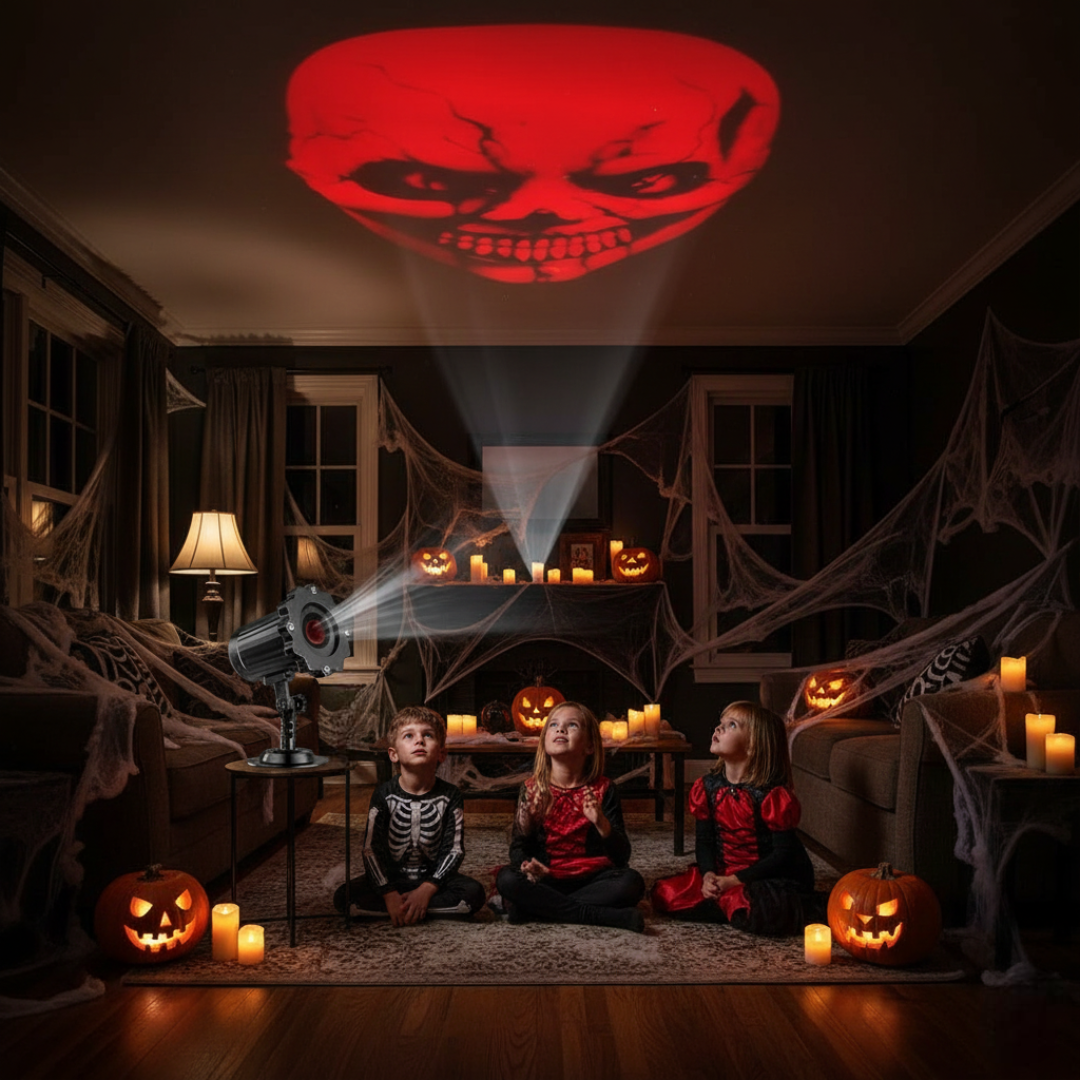 12 in 1 Dynamic Halloween Projection Lamp
