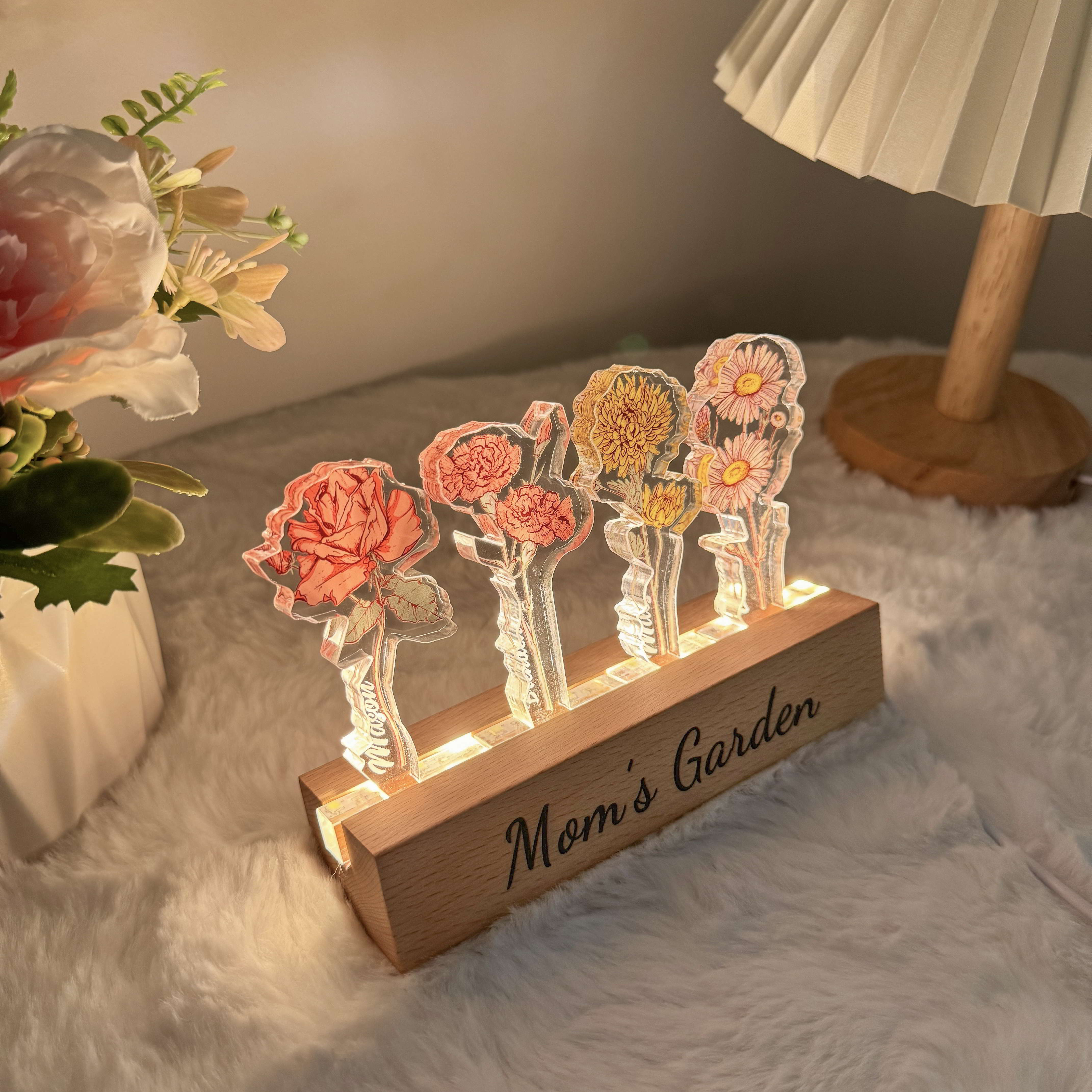 Mothers Day Custom Flower Light-Sparklie Lights