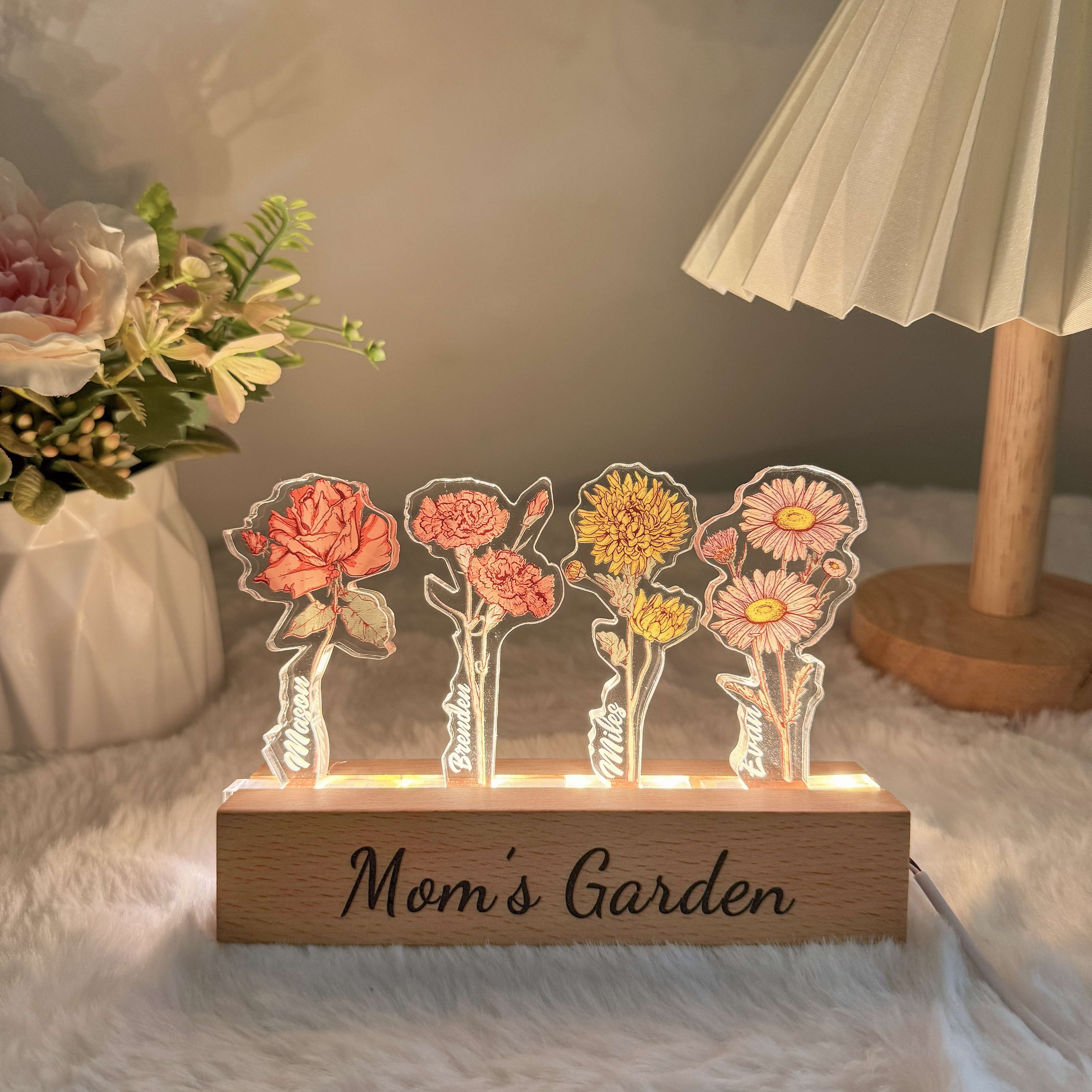 Mothers Day Custom Flower Light-Sparklie Lights