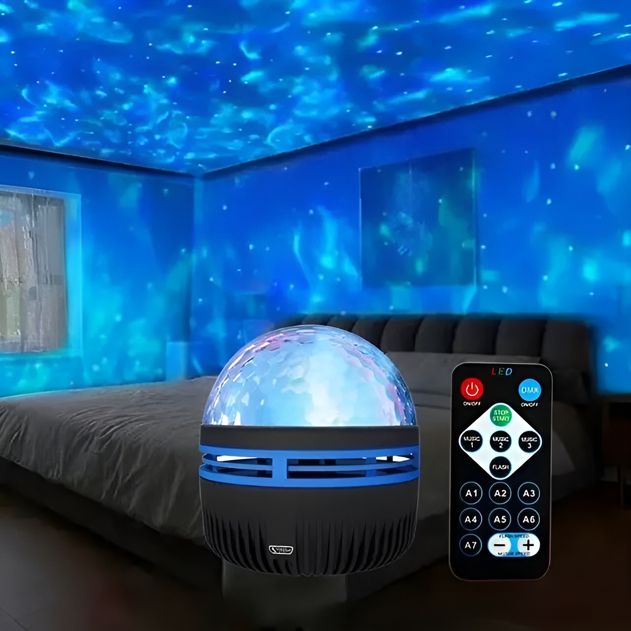 Aurora Ocean Wave LED Projection Light With Remote