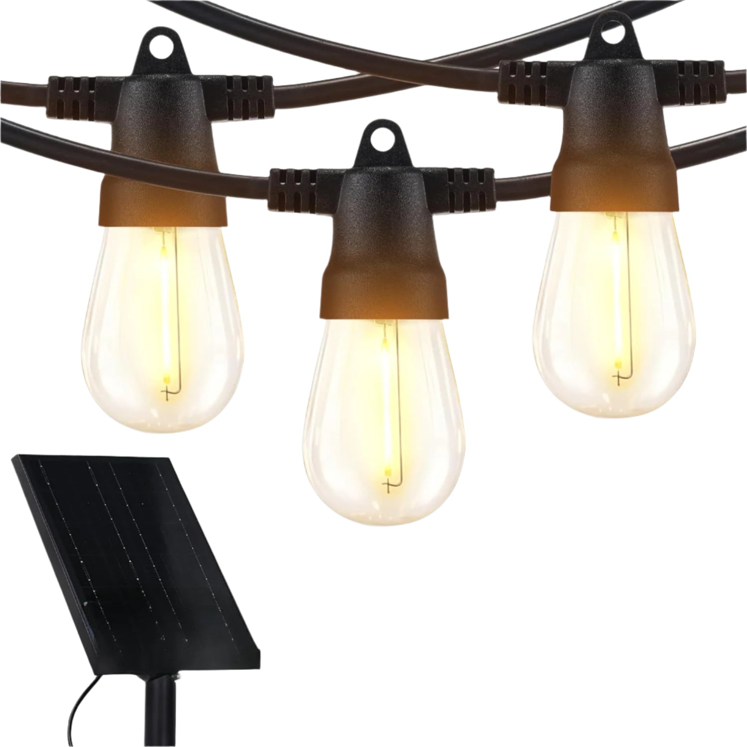 LED Outdoor Solar String Lights With Remote Control-Sparklie Lights