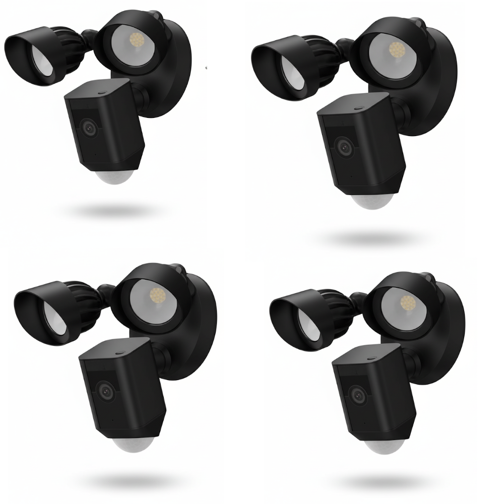 Floodlight Cam Wired Plus with Motion Detection and HD Monitoring