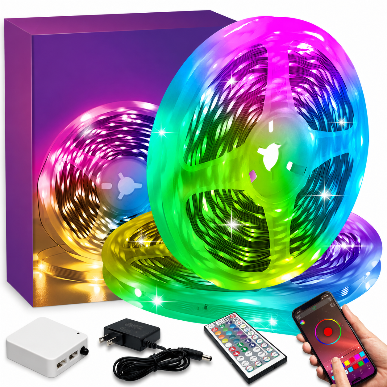 Smart LED Strip Lights For Bedroom Room Decor