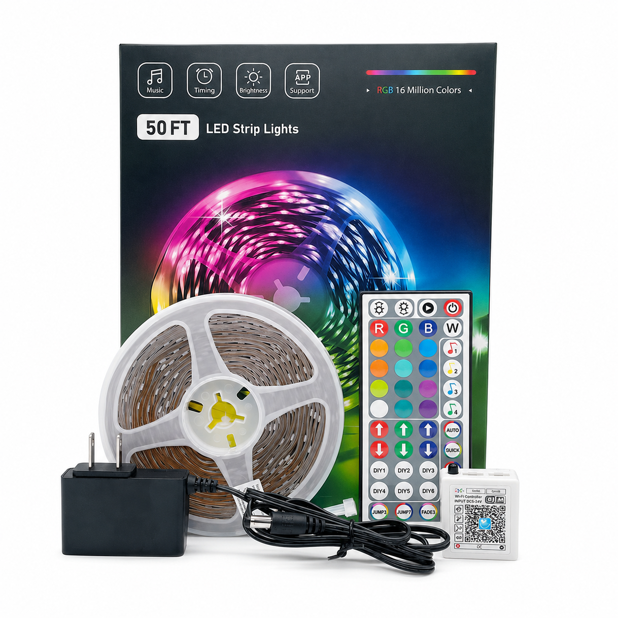 WiFi LED Strip Lights For Ambient Room Lighting