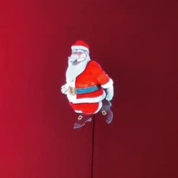 Christmas 360 Degree Rotatable LED Hologram Fan