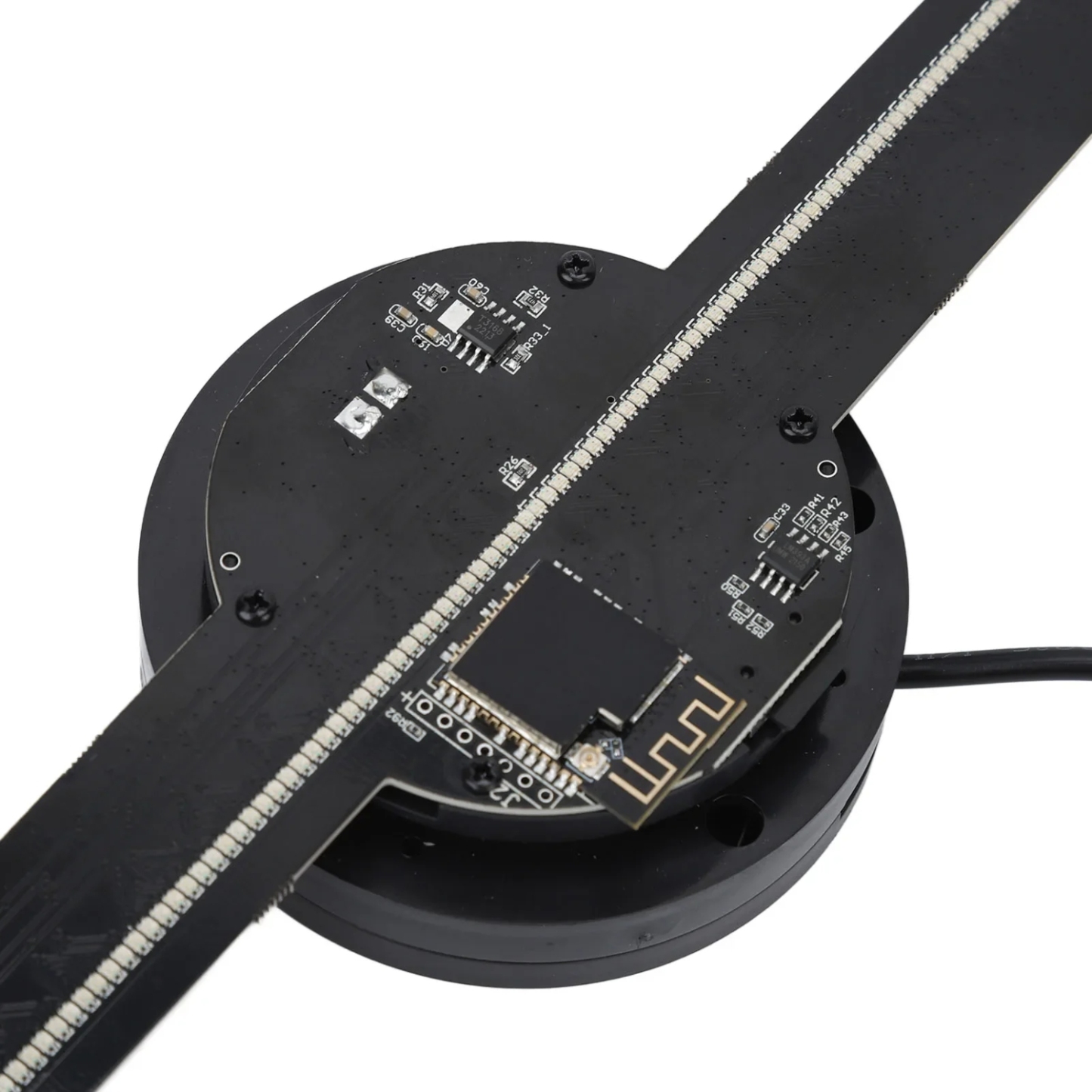 Christmas 360 Degree Rotatable LED Hologram Fan