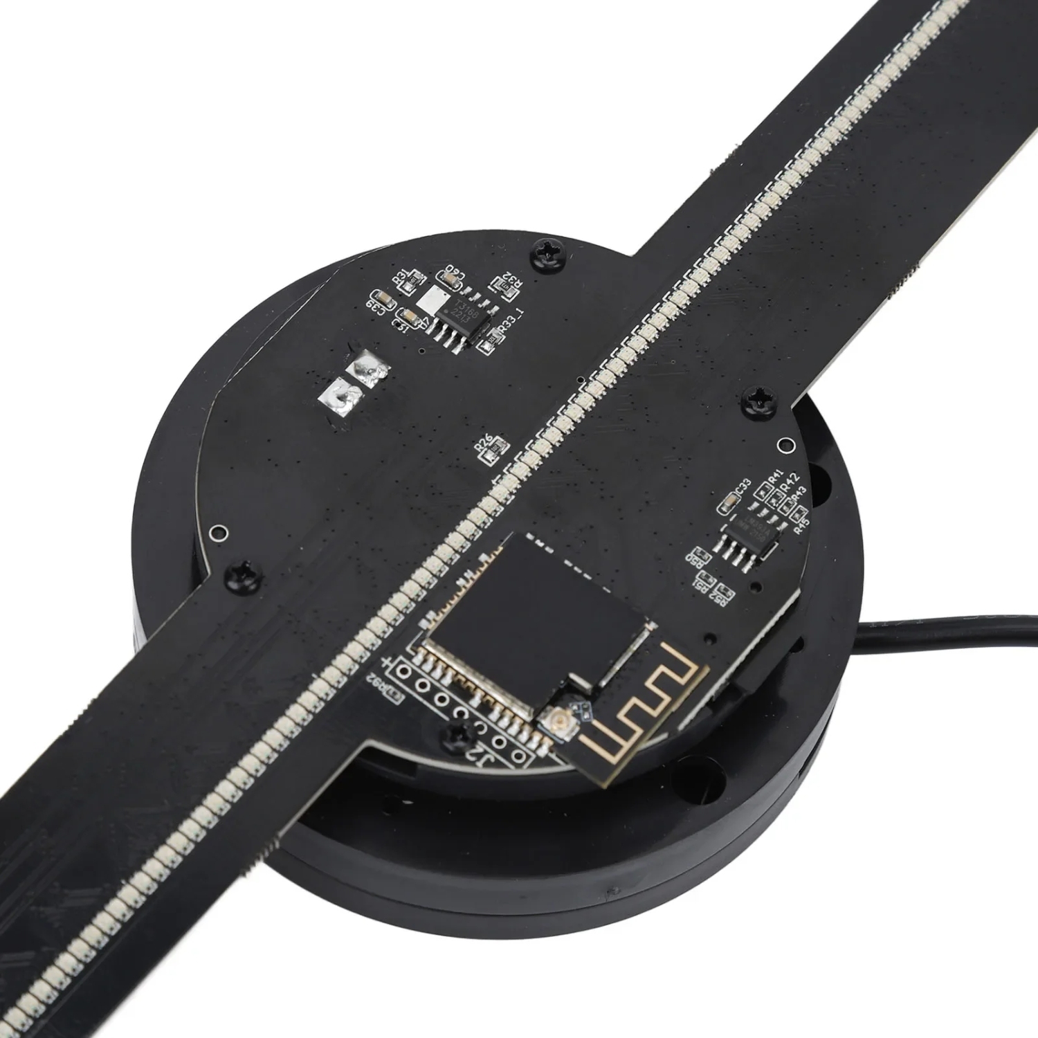 Christmas 360 Degree Rotatable LED Hologram Fan